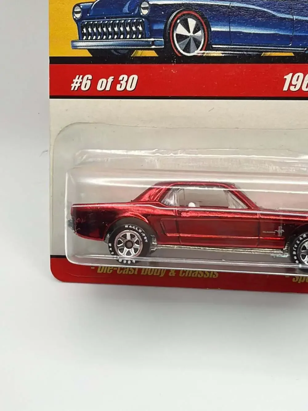 Hot Wheels Classics Series 2 #6 of 30 1965 Mustang Special Paint Red Spectraflam